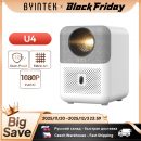 רק 73.9$/241 ש״ח למקרן החכם BYINTEK U4 עם תמיכה ב־4K, WiFi, פוקוס אוטומטי וקיסטון – מתחת לרף המס!!