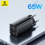 רק 12.5$/40 ש״ח למטען הקיר החכם Baseus GaN2 Lite 65W עם טעינה מהירה כפולה, הספק גבוה במיוחד ועיצוב קומפקטי במיוחד!!