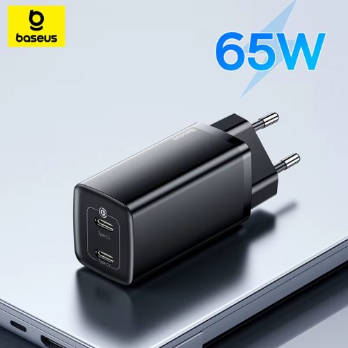 רק 12.5$/40 ש״ח למטען הקיר החכם Baseus GaN2 Lite 65W עם טעינה מהירה כפולה, הספק גבוה במיוחד ועיצוב קומפקטי במיוחד!!