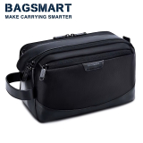 רק 20$/62 ש״ח לתיק רחצה גדול BAGSMART לגבר עמיד למים עם תאים פנימיים חכמים, חלוקה נוחה וידית נשיאה קומפקטית לנסיעות וצבא!!