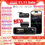 רק 66.8$/215 ש״ח למצלמת הרכב החדשה 70mai T800E 4K עם שלושה ערוצים, GPS מובנה, Super Capacitor עמיד לחום וכרטיס זיכרון 64GB במתנה!!