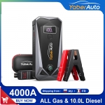 רק 62$/236 ש״ח עם הקופון AECD08 לבוסטר העוצמתי Yaber YA40 26800mah 4000A כולל משלוח מהיר מהמחסן בישראל!!