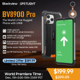 רק 189.9$/704 ש״ח לסמארטפון העמיד החדש Blackview BV8900 PRO במבצע השקה!!