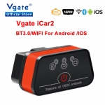 רק 10.5$/38 ש״ח לסורק OBD2 של Vgate iCar2 לקבלת נתונים ומידע על תקלות רכבם ישירות לנייד!