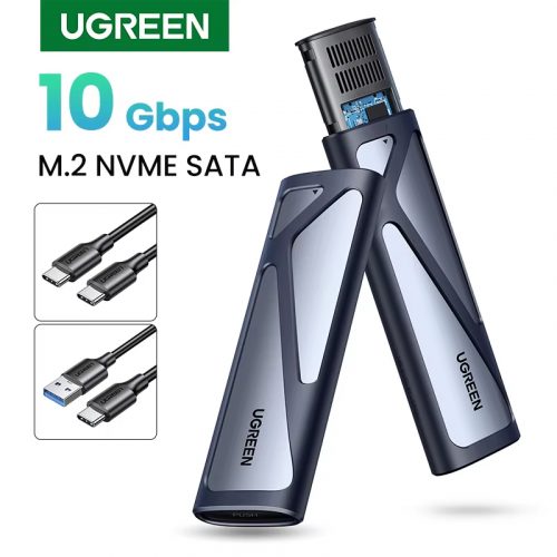רק 10$/33 ש״ח עם הקופון MXTIMO57 למארז חיצוני לכונני NVME מבית UGREEN!!