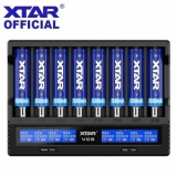 רק 22$ למטען מהיר ל 8 סוללות XTAR VC8 QC3.0!! 